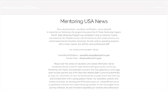 Desktop Screenshot of mentoringusa.org